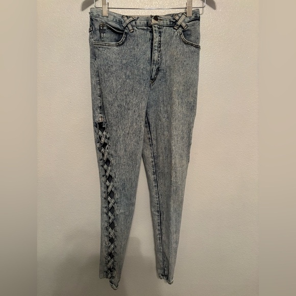 Vintage L.A.37 acid wash jeans 11 - Picture 1 of 13